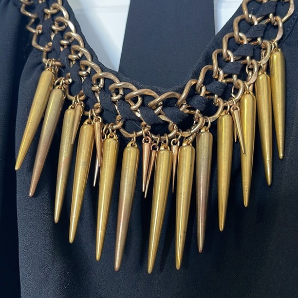 XOXO Shoestring strap top | Black | Size Small - Picture 7 of 7